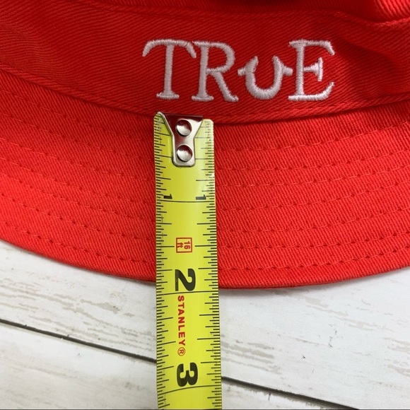 True Religion Red True Bucket Hat - Picture 7 of 10